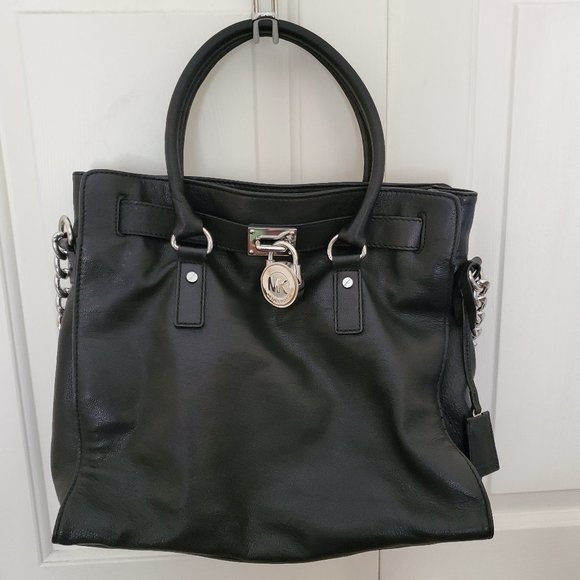 Like New Michael Kors Hamilton Leather satchel - Picture 1 of 16